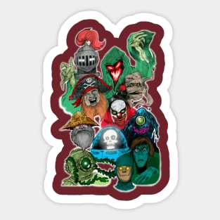 SCOOBY villians Sticker